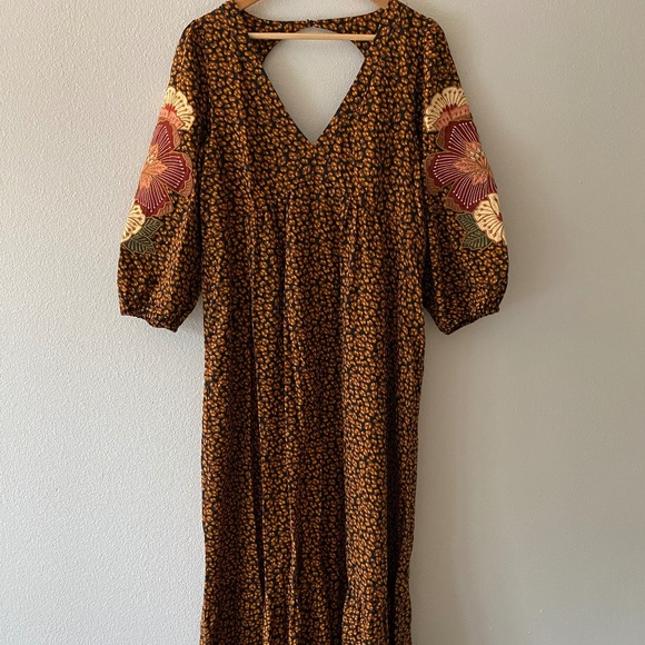 Farm Rio  Embroidered Maxi Dress - Picture 4 of 9